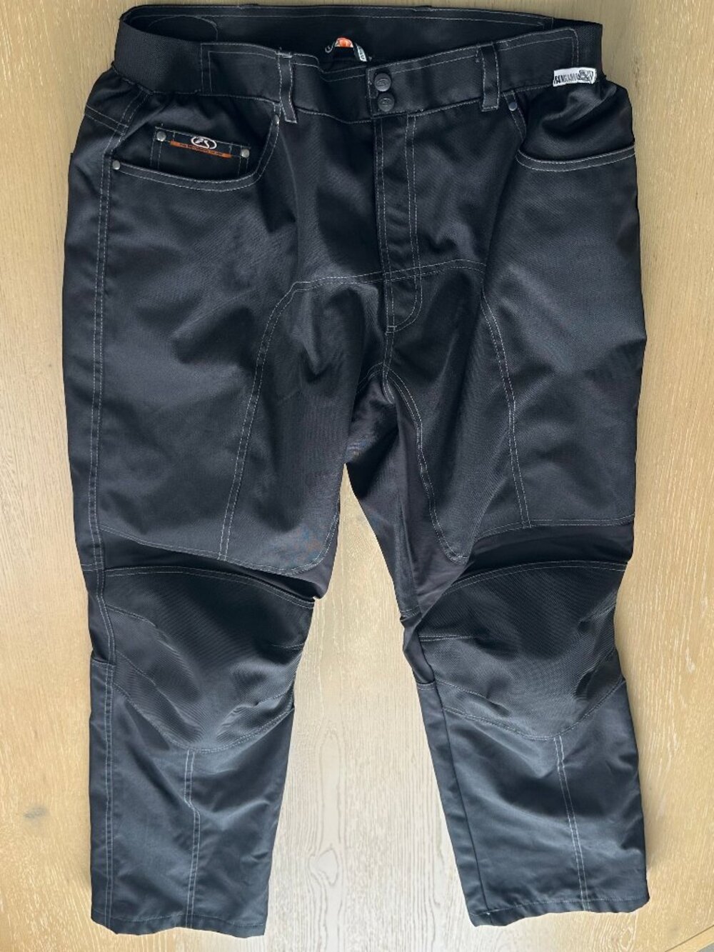 Fieldsheer Motorcycle Riding Pants Mens Large Carbolex Rainguard Padded Armored